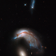 Imagen para el artículo titulado La imagen más nítida de dos enormes galaxias chocando